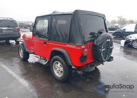 1995 Jeep Wrangler / Yj S/Rio Grande from USA, damaged, VIN 1J4FY19P7SP253460